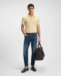 Jeans Delaware Boss slim-fit lavaggio medio stone washed