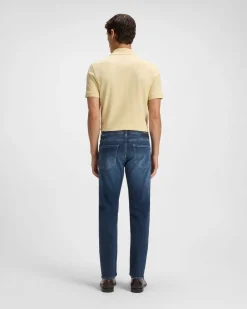 Jeans Delaware Boss slim-fit lavaggio medio stone washed