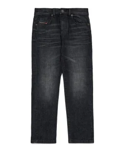 Jeans Diesel D-Viker lavaggio nero stone washed regular fit