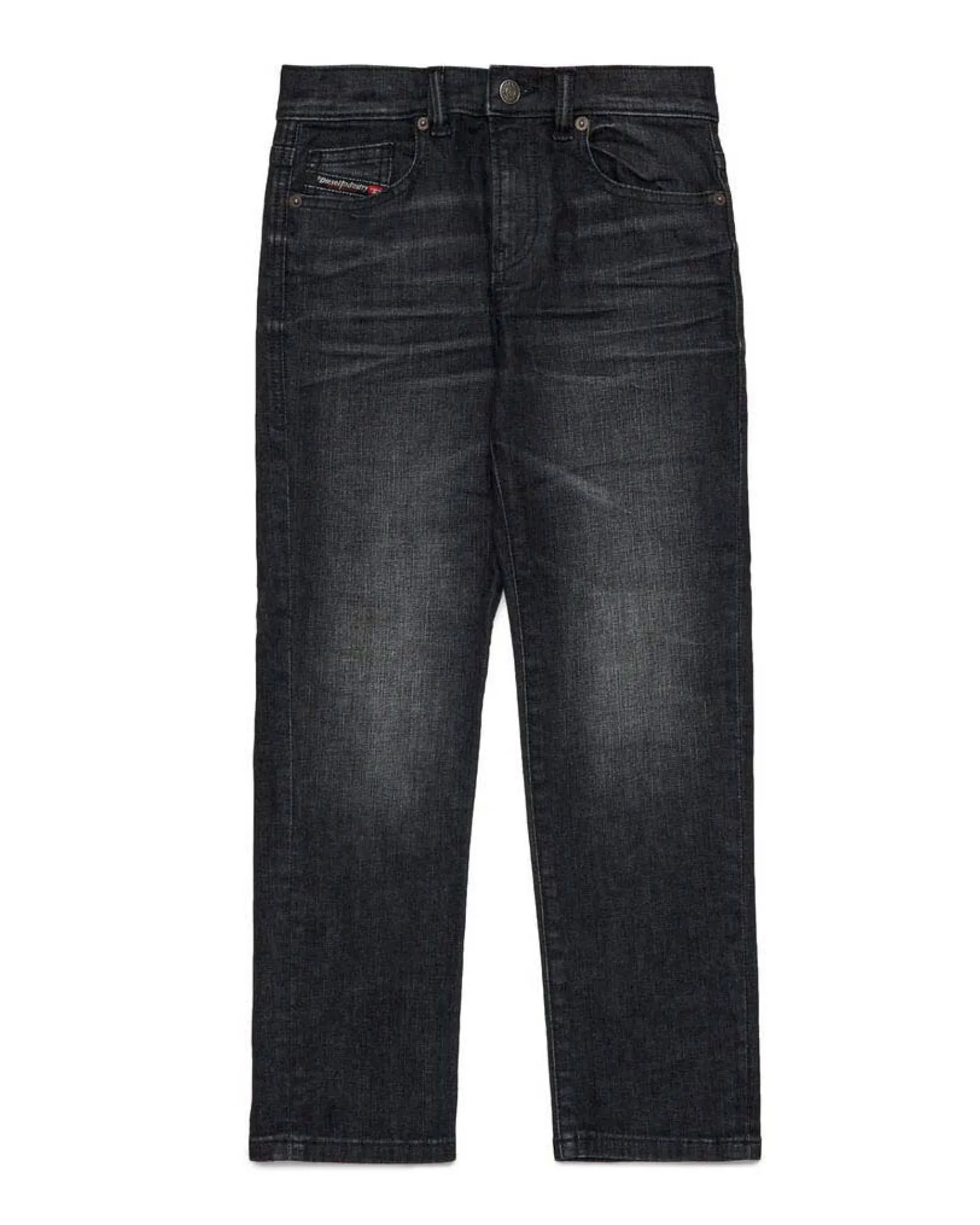 Jeans Diesel D-Viker lavaggio nero stone washed regular fit