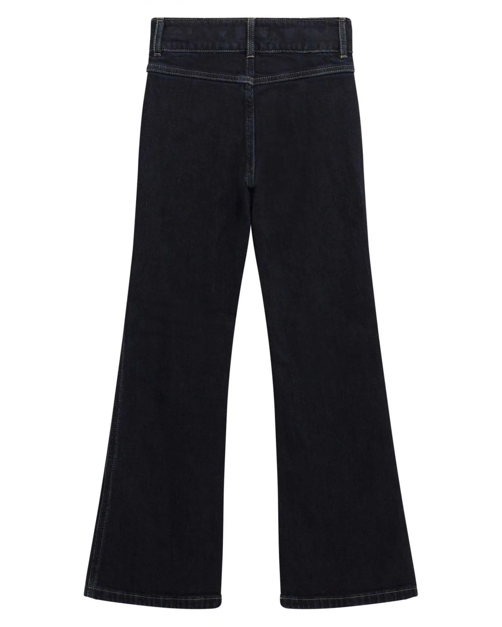 Jeans flare Guess blu scuro in cotone stretch con taschine