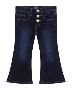Jeans flare Guess lavaggio scuro stone washed