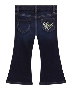 Jeans flare Guess lavaggio scuro stone washed