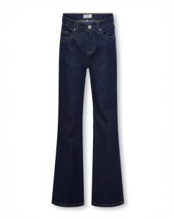 Jeans flare Kids Only blu stile western