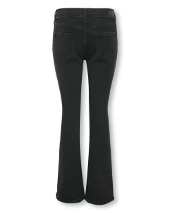 Jeans flare Kids Only nero in cotone stretch