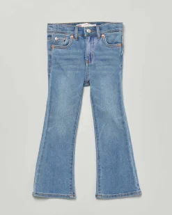 Jeans flare Levi's lavaggio chiaro stone washed