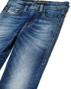 Jeans 2010-J Diesel lavaggio medio stone washed slim-fit