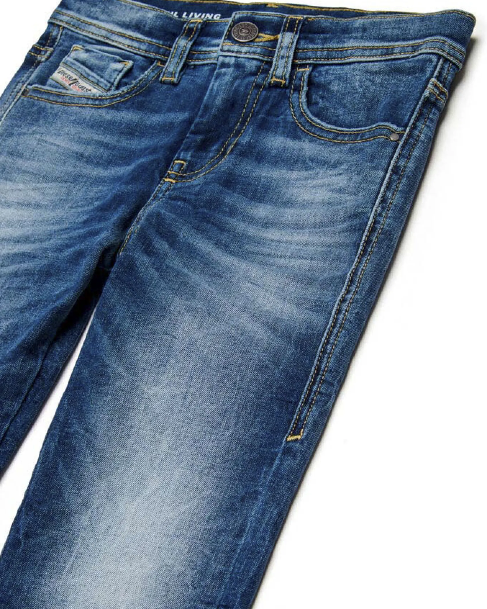 Jeans 2010-J Diesel lavaggio medio stone washed slim-fit