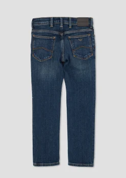 Jeans J06 Emporio Armani Junior lavaggio medio stone washed