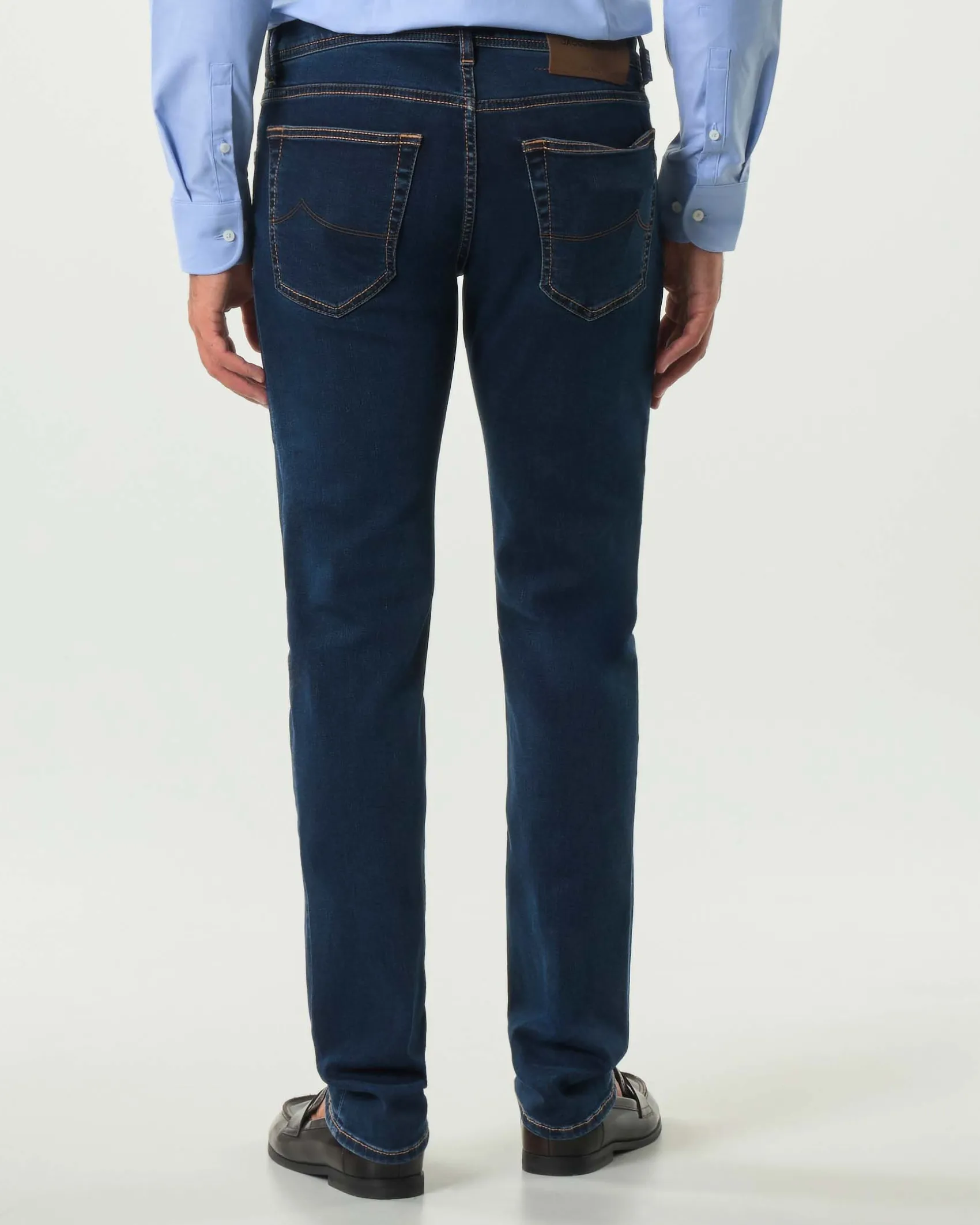 Jeans Jacob Cohen Nick slim-fit in cotone stretch lavaggio blu scuro