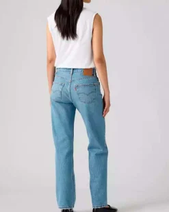 Jeans Levi's® 501 in cotone blu super stone washed a vita media