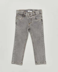 Jeans Lil'Atelier slim grigio in cotone stretch