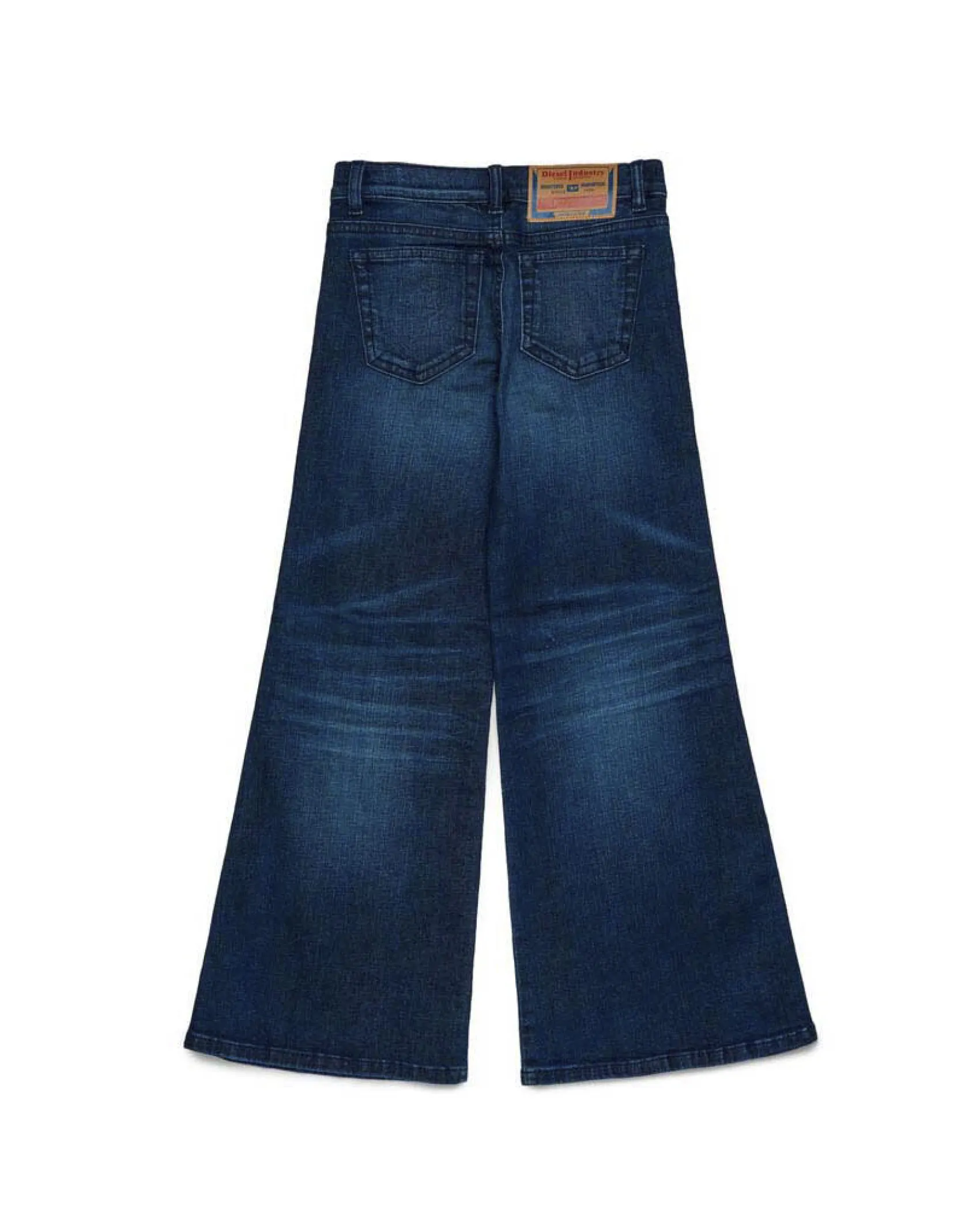 Jeans palazzo Diesel lavaggio blu scuro stone washed