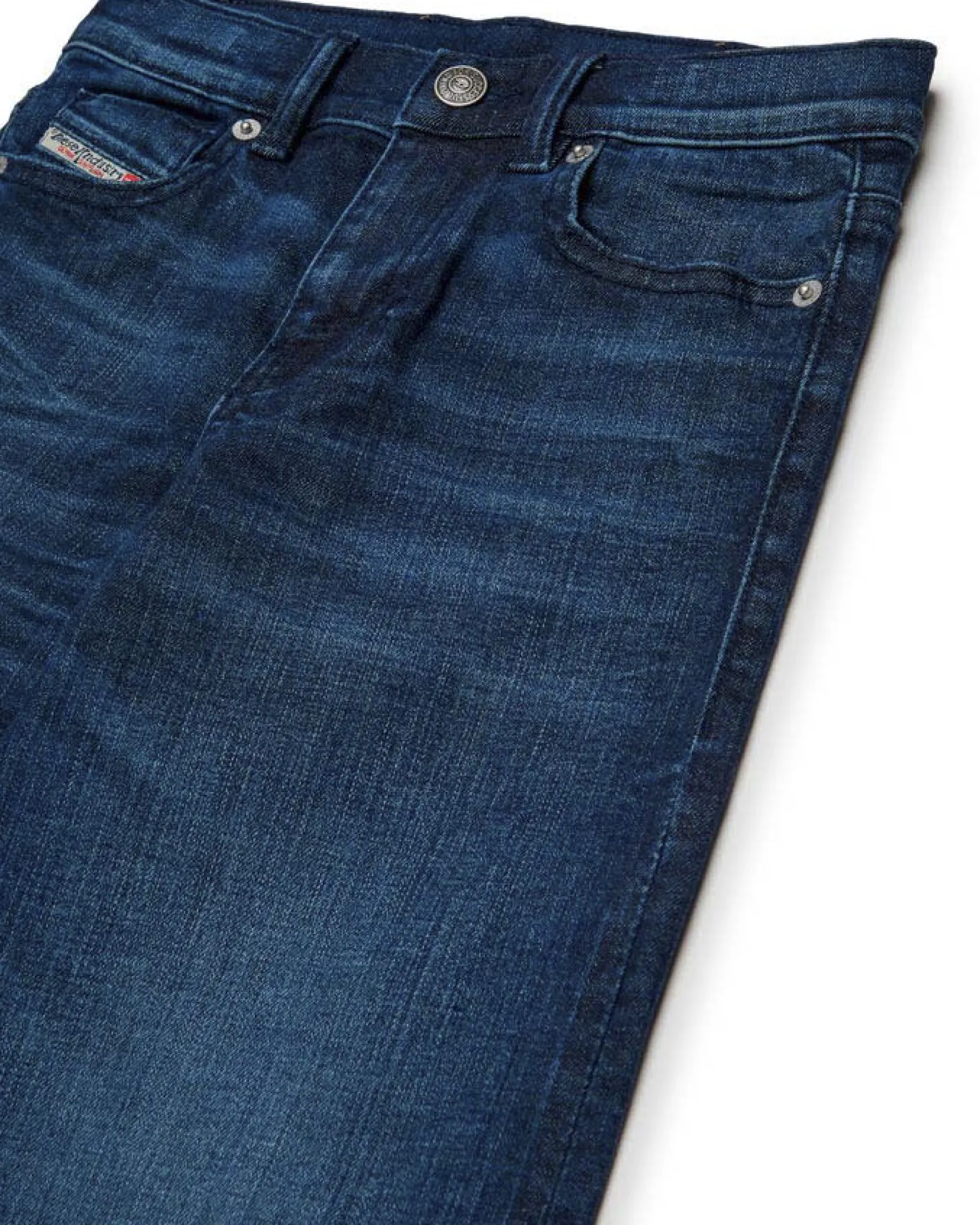 Jeans palazzo Diesel lavaggio blu scuro stone washed
