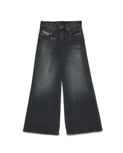 Jeans palazzo Diesel lavaggio grigio stone washed
