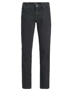 Jeans regular fit Jack & Jones nero in puro cotone