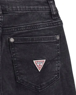 Jeans slim fit in cotone stretch nero