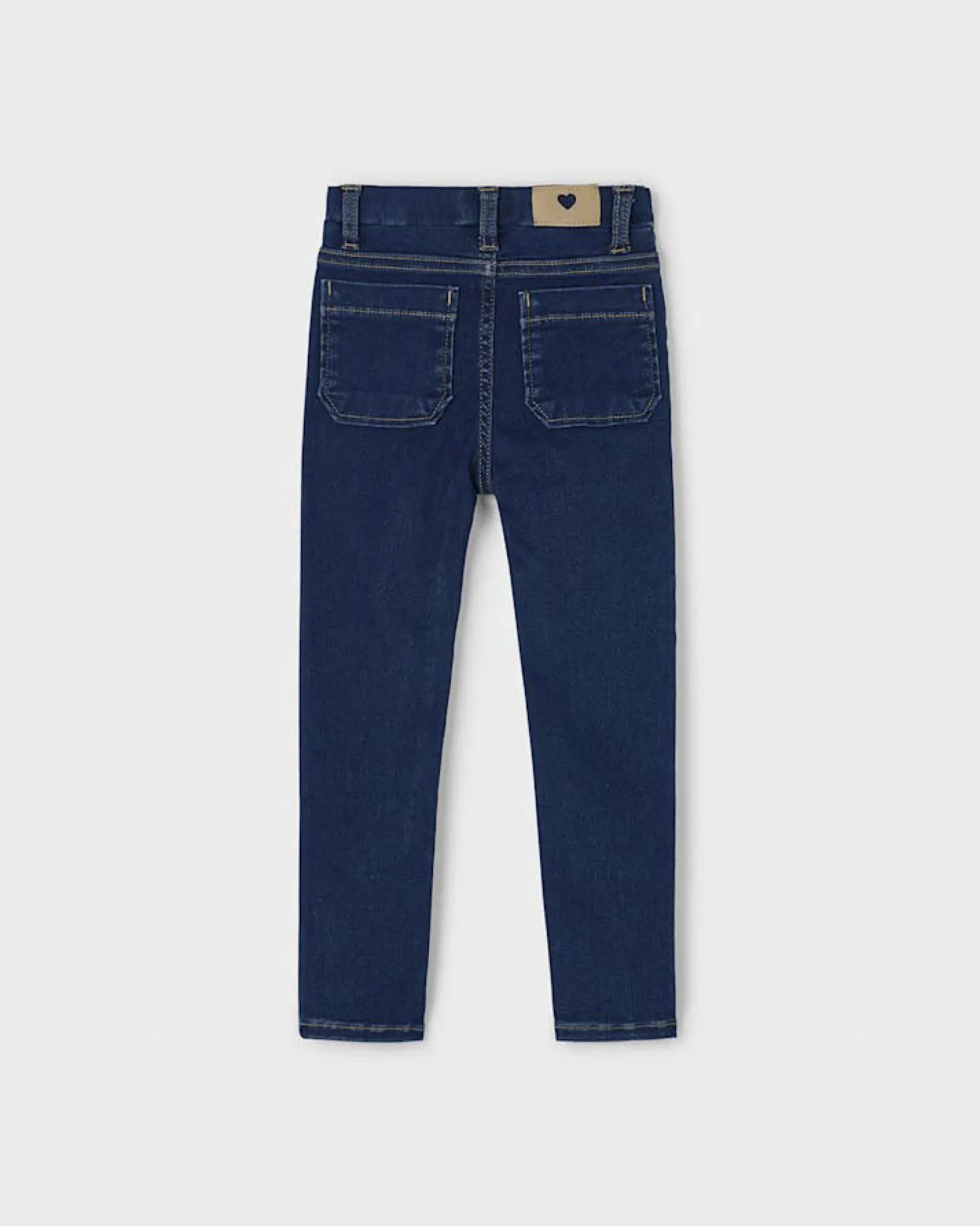 Jeggins Mayoral blu scuro in cotone stretch