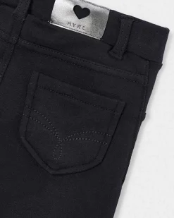 Jeggins Mayoral nero in cotone stretch