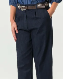 Jens blu tramato Hlo! dalla linea slim in cotone stretch