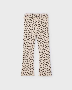 Leggins flare Mayoral color avorio maculato con punto ballerina