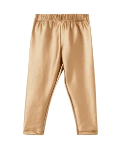 Leggins Liu Jo in oro spalmato