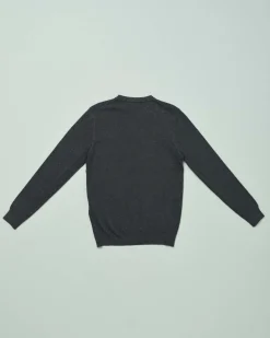 Maglia Antony Morato grigia girocollo in viscosa stretch con patch gommato sul petto 12-16 anni