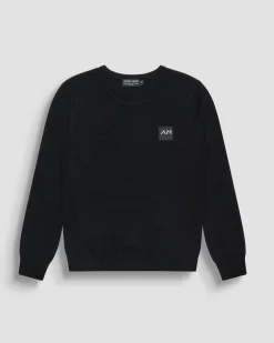 Maglia Antony Morato nera in misto viscosa stretch