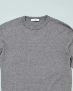 Maglia Jeckerson grigia girocollo in misto lana e cotone