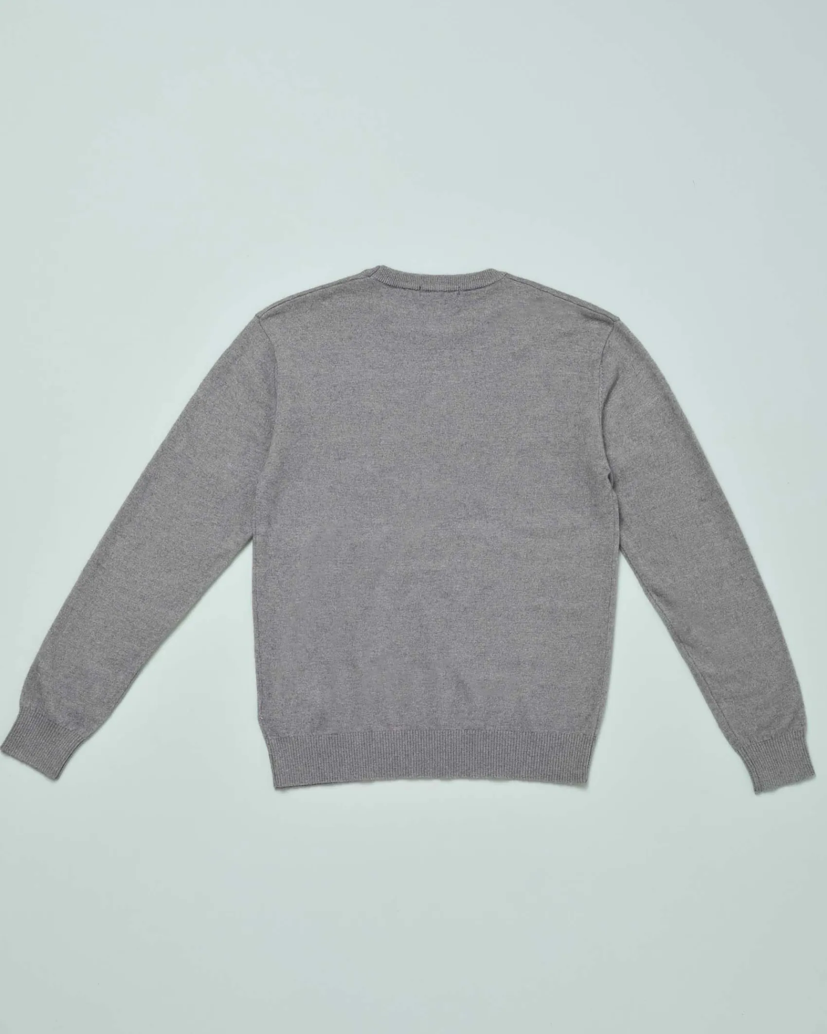 Maglia Jeckerson grigia girocollo in misto lana e cotone