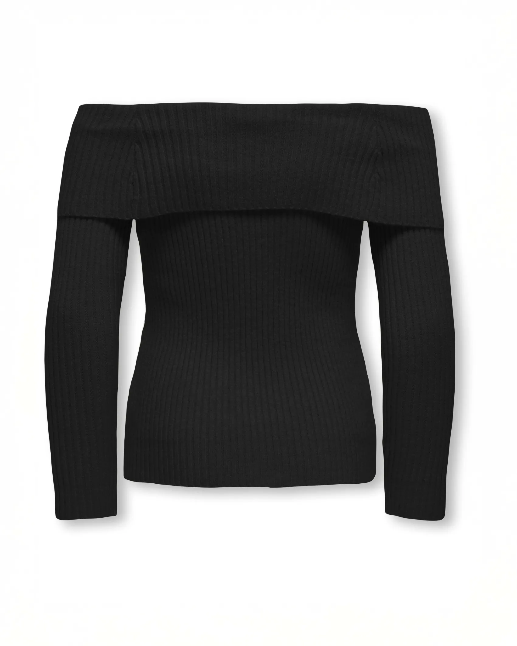 Maglia Kids Only nera con spalle scoperte