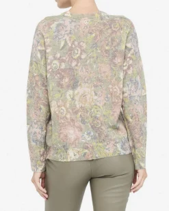 Maglia Liu Jo Jeans multicolore in misto lana con stampa floreale