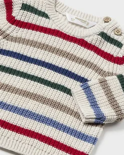 Maglia Mayoral a righe multicolor in cotone tricot