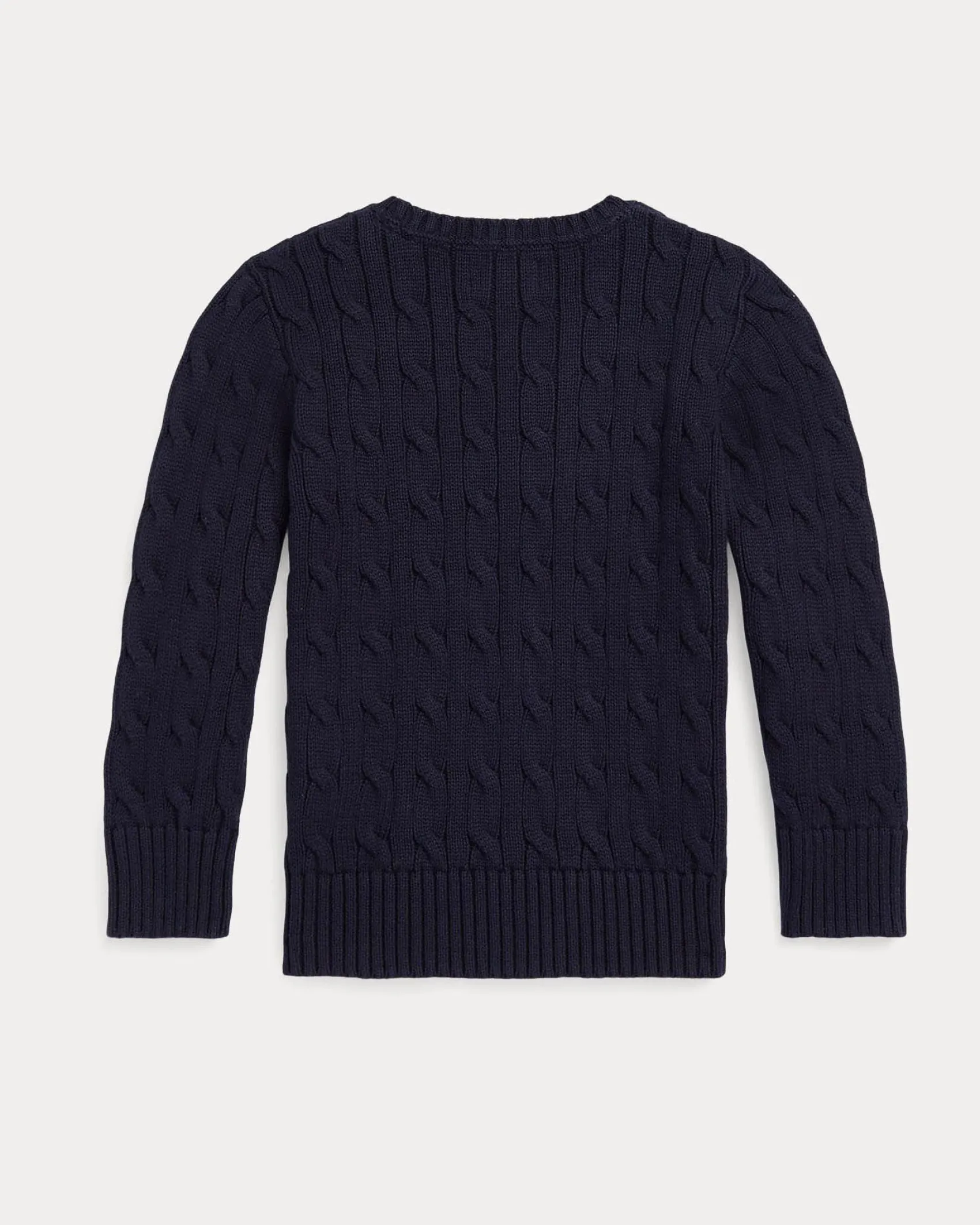 Maglia Polo Ralph Lauren blu in cotone a trecce