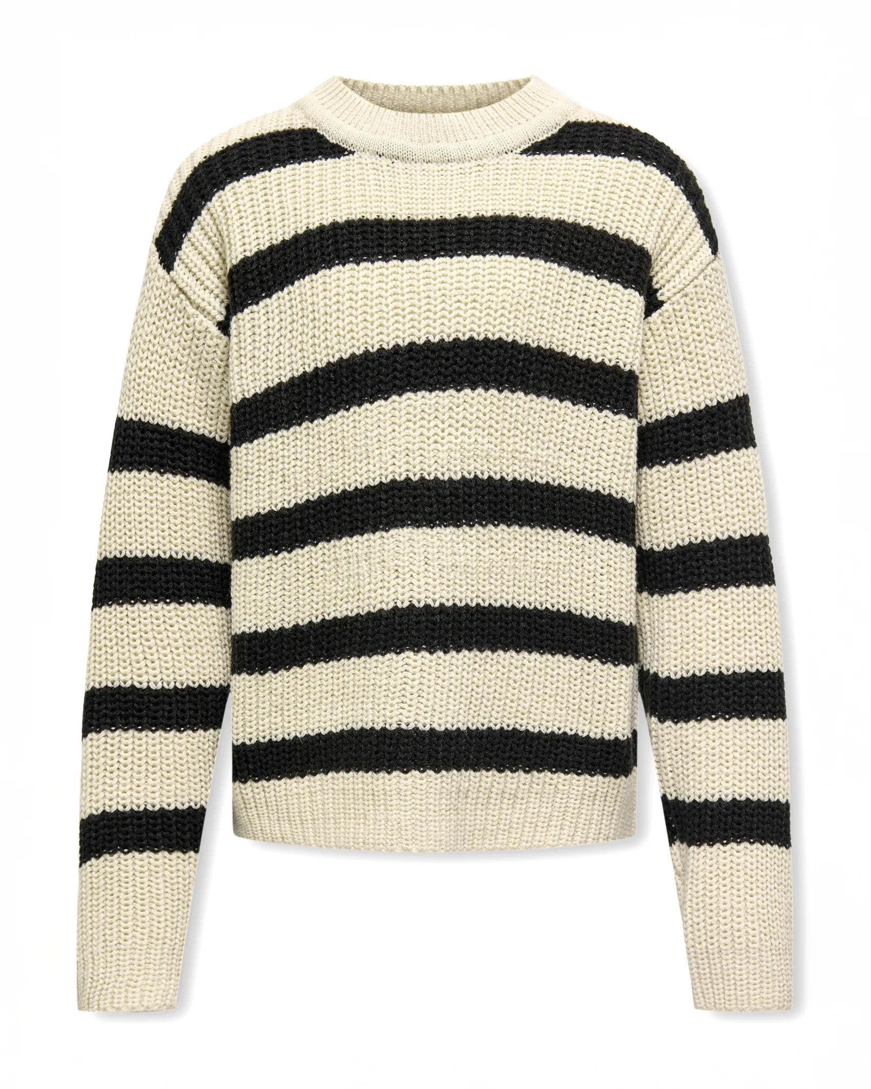Maglioncino Kids Only tricot a righe avorio e blu