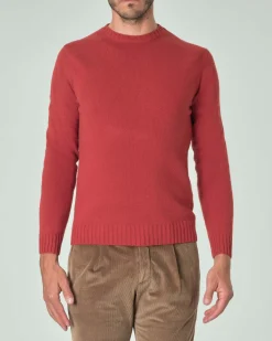 Maglione girocollo Ashki.i tabasco in misto lana e cachemire finezza 7