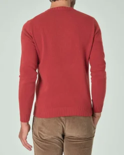 Maglione girocollo Ashki.i tabasco in misto lana e cachemire finezza 7