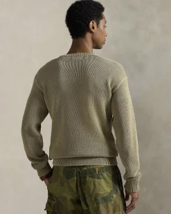 Maglione girocollo Polo Ralph Lauren beige tinto in capo