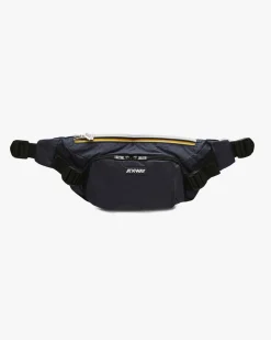 Marsupio K-way Fericy blu in nylon ripstop impermeabile