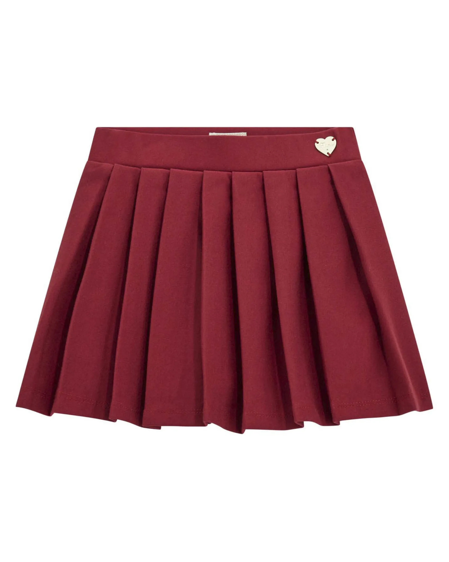 Minigonna Guess plisettata bordeaux in misto viscosa