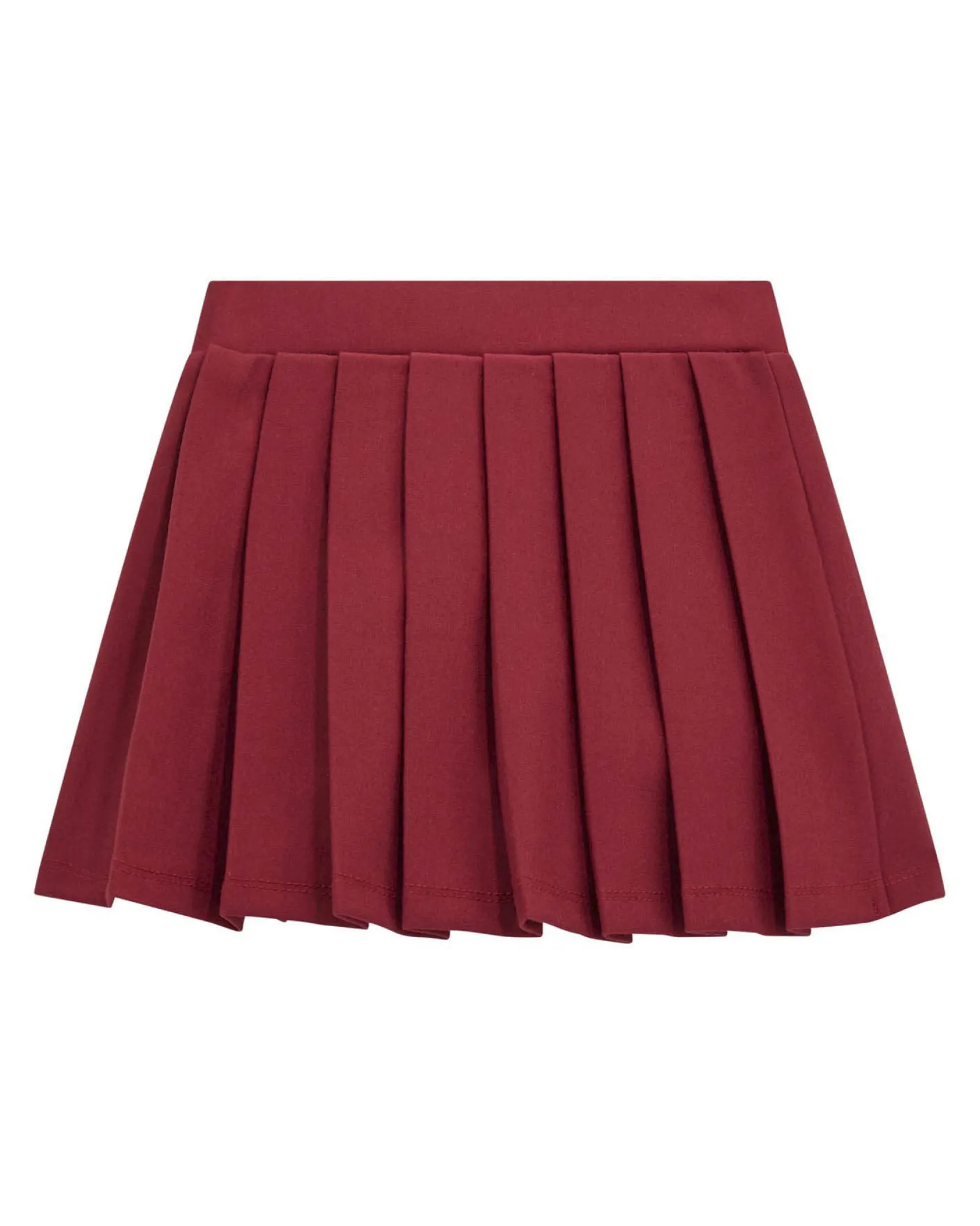 Minigonna Guess plisettata bordeaux in misto viscosa