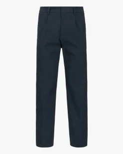 Pantalone chino K-way Ralph blu in cotone stretch effetto denim