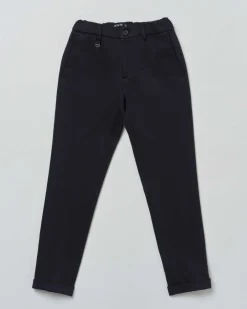 Pantalone chino punto milano blu notte