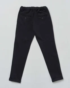 Pantalone chino punto milano blu notte