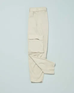 Pantalone Elsy cargo color gesso 40-44
