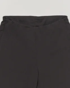 Pantalone Elsy nero a palazzo in crêpe stretch