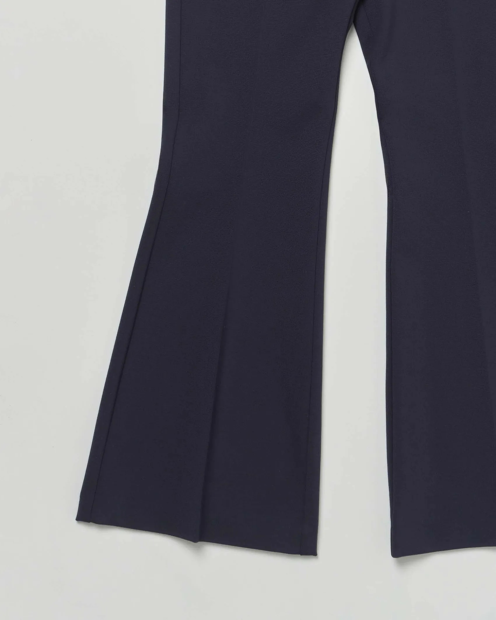 Pantalone flare Kocca blu punto milano a vita alta