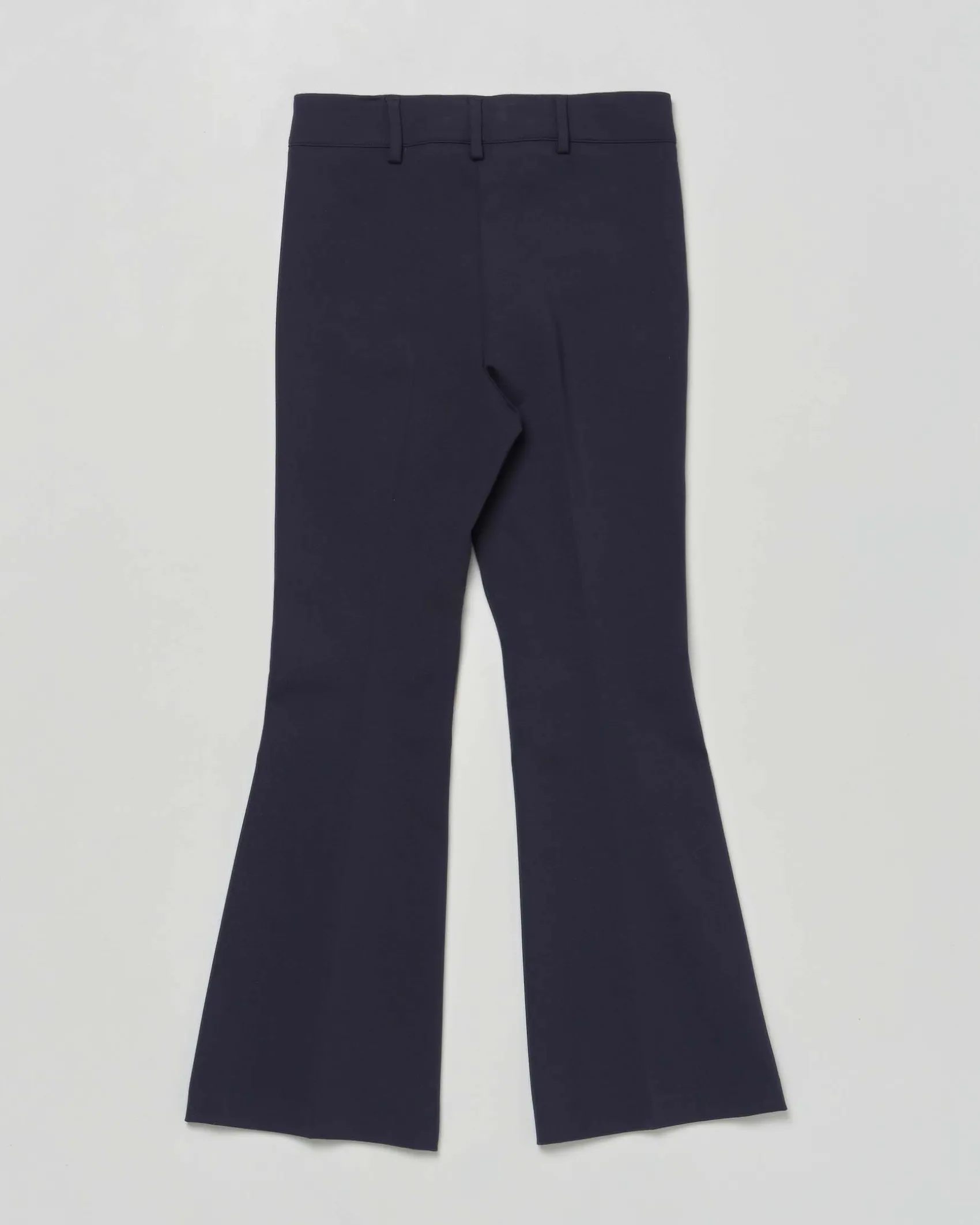 Pantalone flare Kocca blu punto milano a vita alta