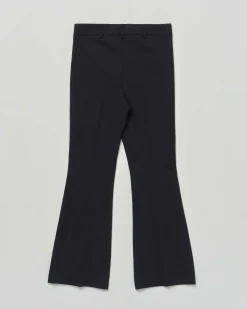Pantalone flare Kocca nero punto milano a vita alta