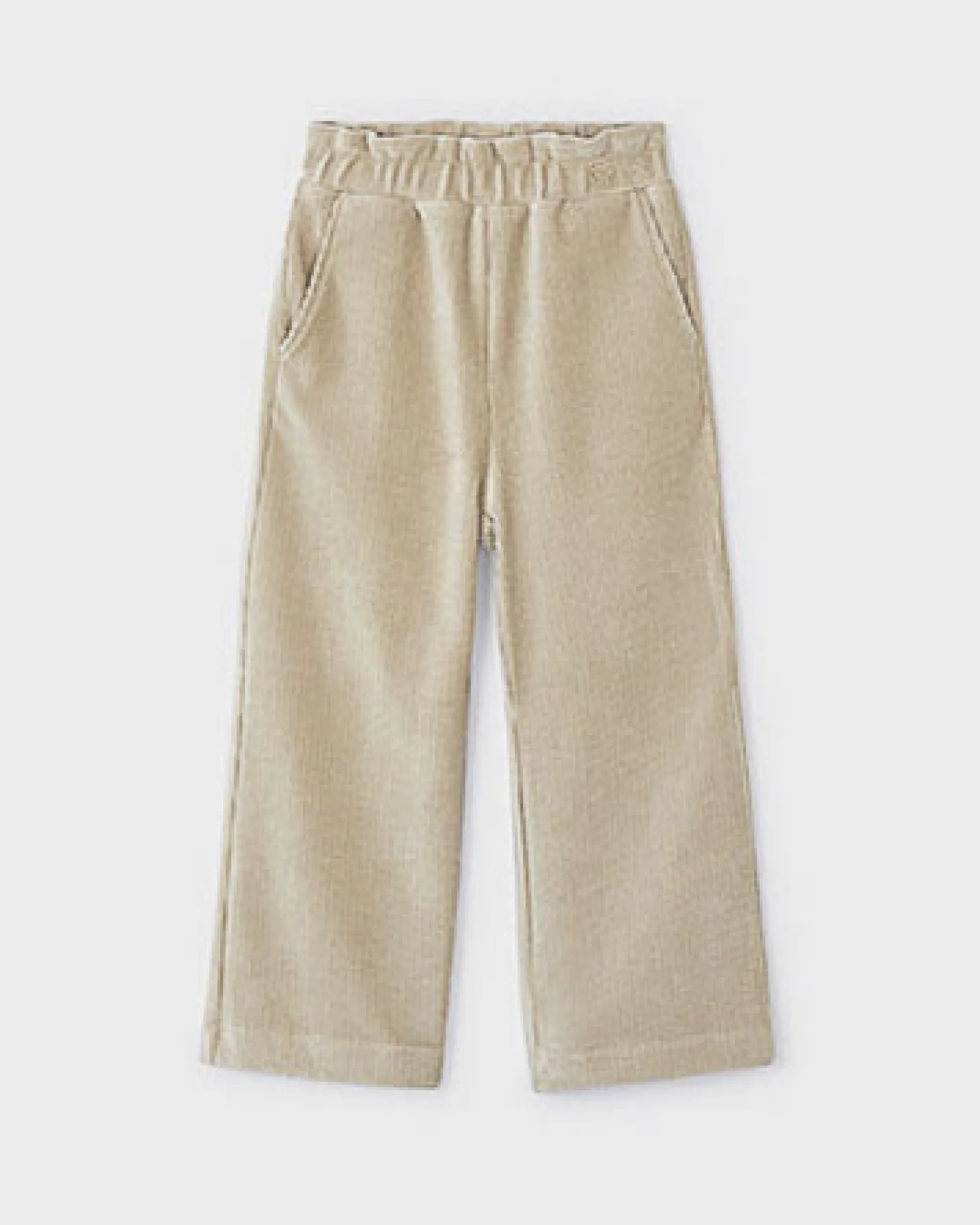 Pantalone Mayoral beige in velluto a costine